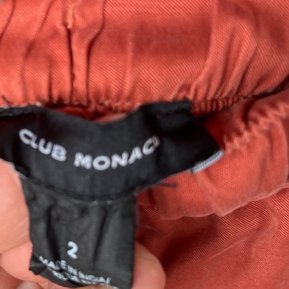 Club Monaco Belted Pants (size 2) - Picture 7 of 8